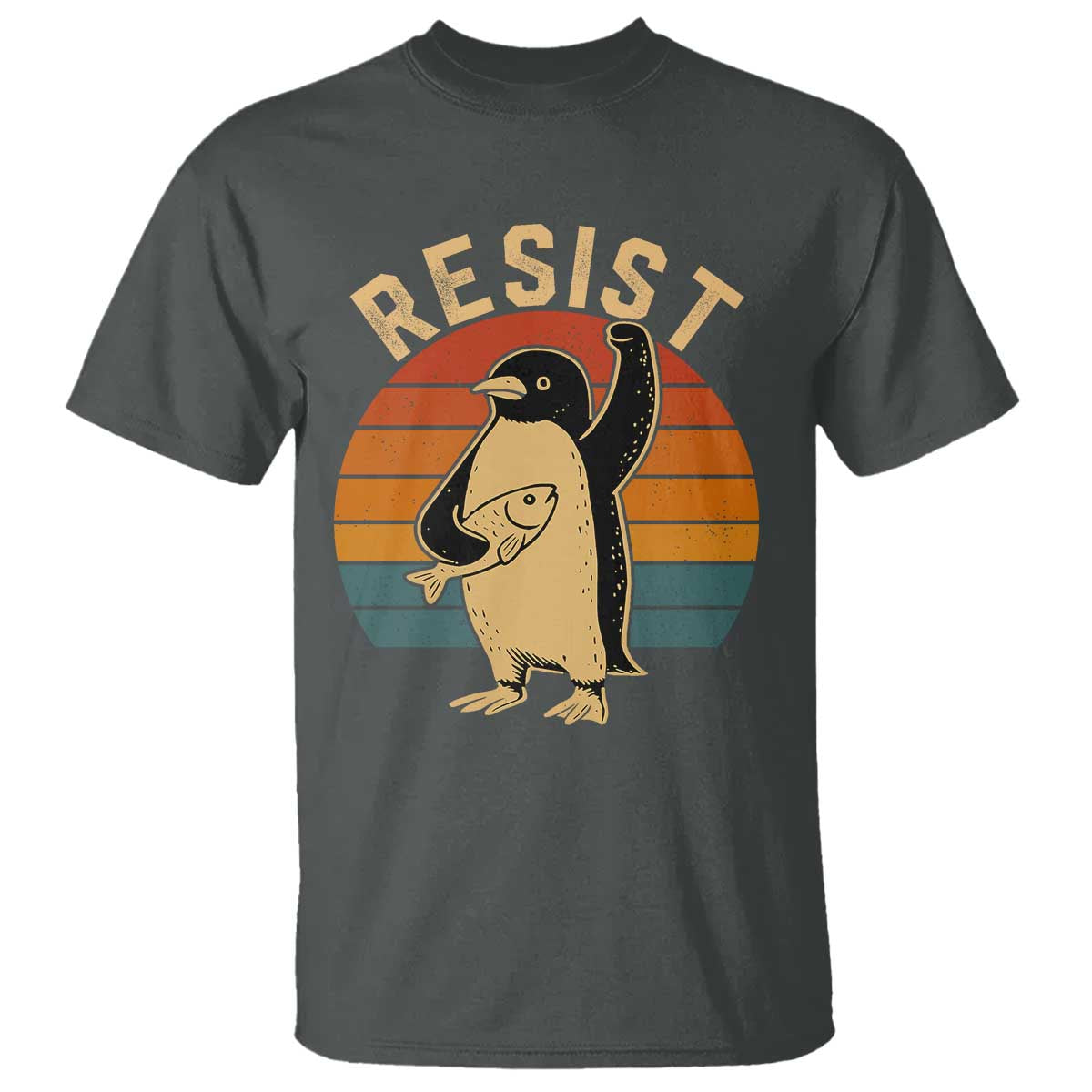 funny-penguin-resist-t-shirt-funny-penguin-resist-penguins-protest-against-tariffs