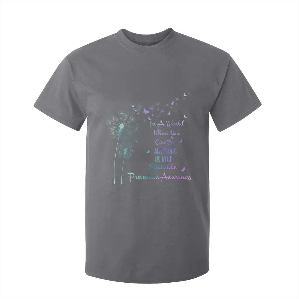 Suicide Prevention Support T Shirt For Kid Dandelions Be Kind