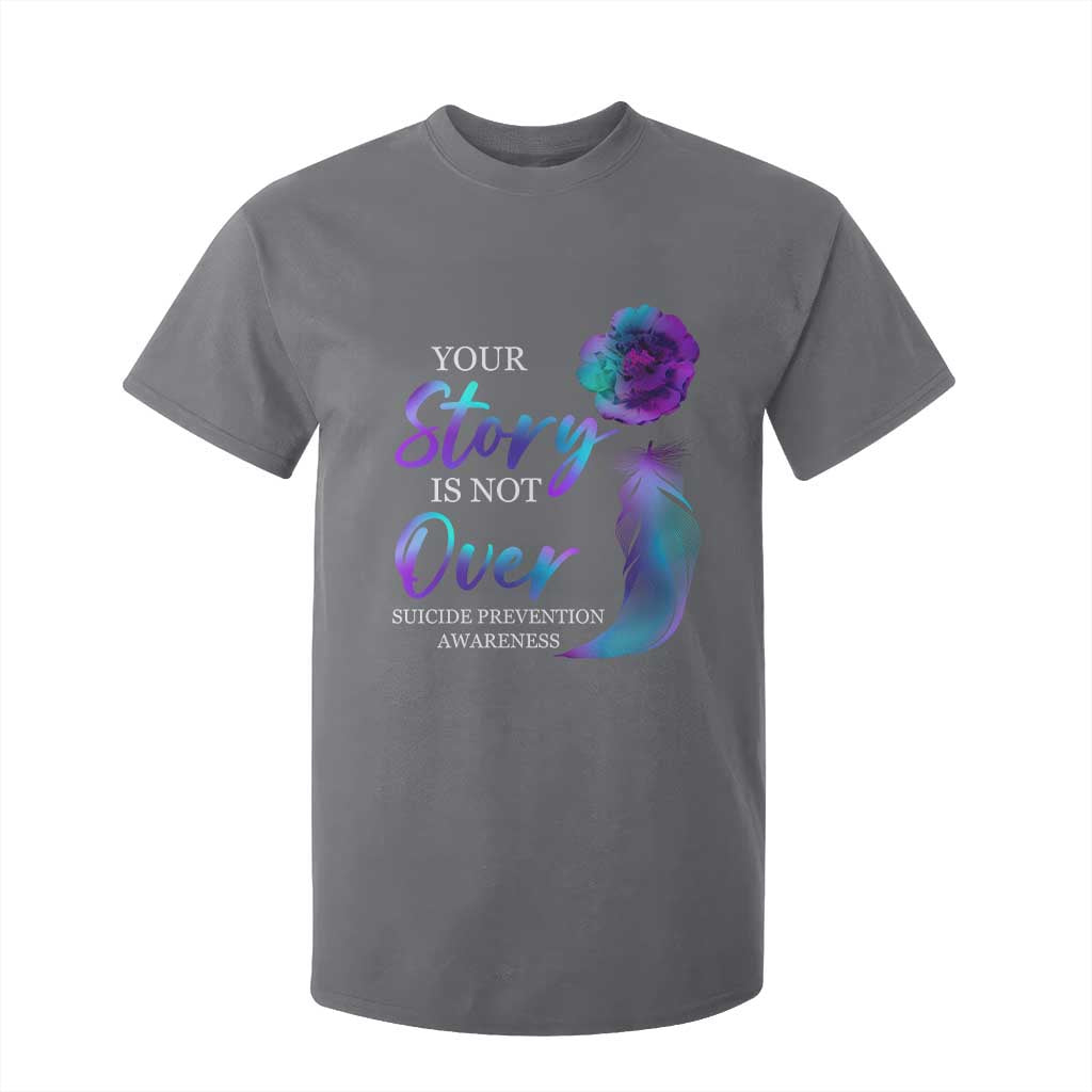 Suicide Prevention Support T Shirt For Kid Stay Your Story Is Not Over Semicolon