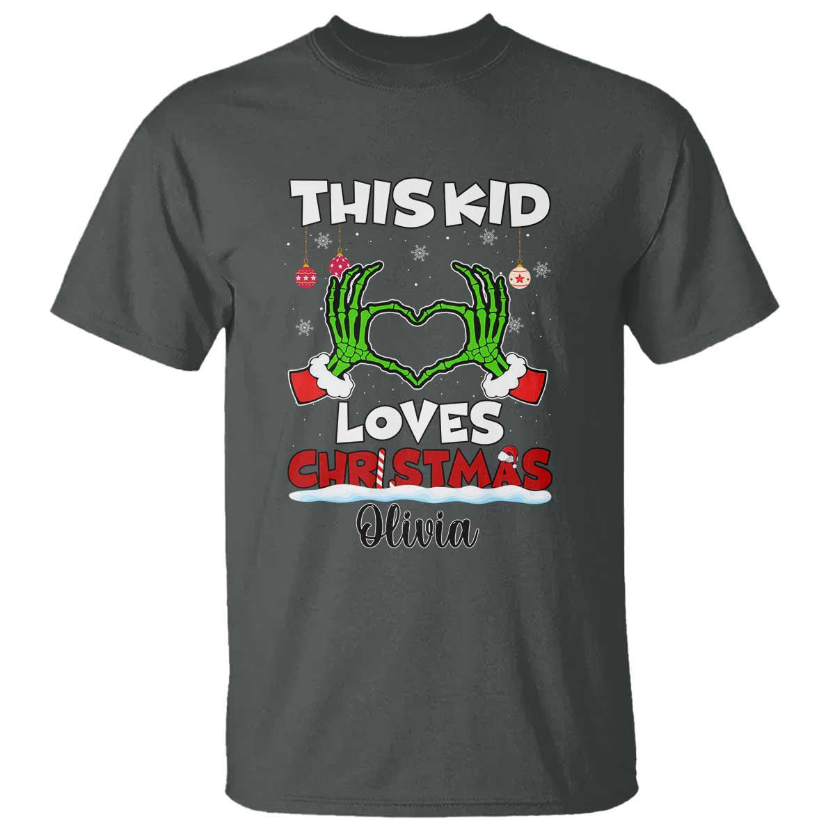 personalized-funny-christmas-lover-t-shirt-custom-kids-name-skeleton-hand-heart