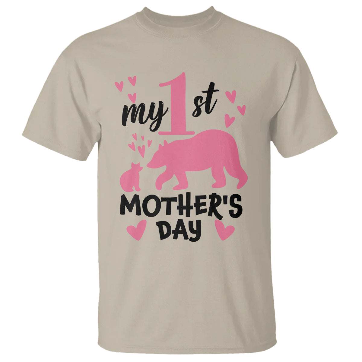 my-first-mothers-day-t-shirt-new-mom-mama-bear-pink-baby-girl