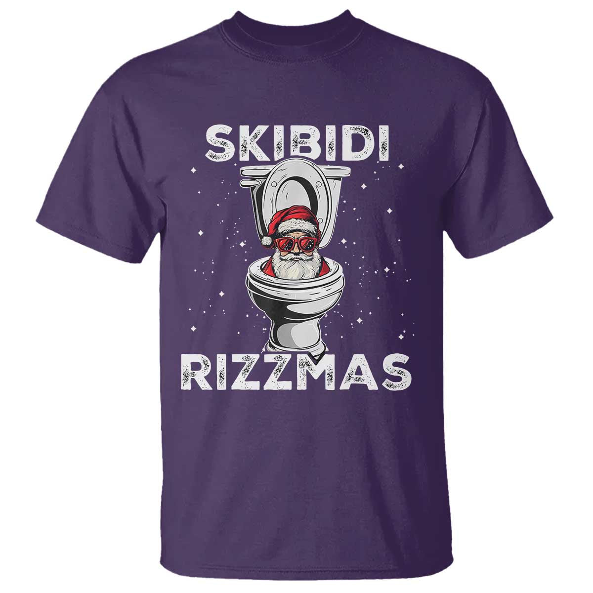 funny-santa-rizz-christmas-t-shirt-skibiti-toilet-rizzmas
