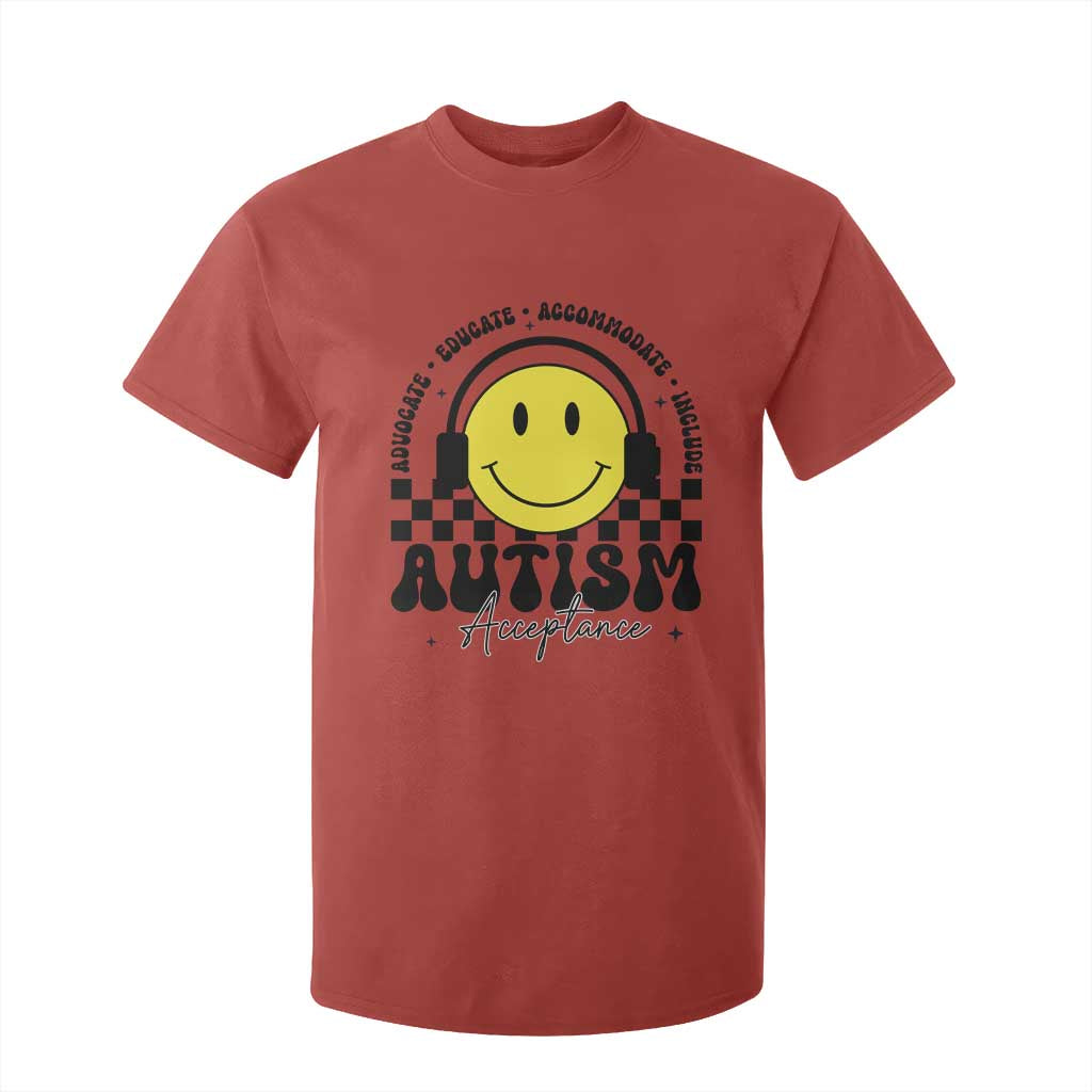 Autism Acceptance T Shirt For Kid Advocate Educate Accomodate Include Special Education