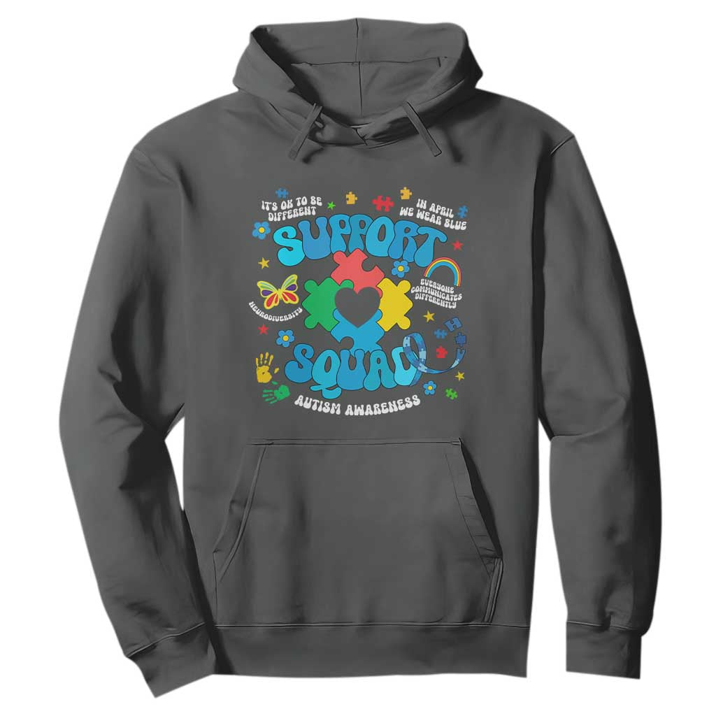 Autism Support Support Squad Hoodie In April We Wear Blue