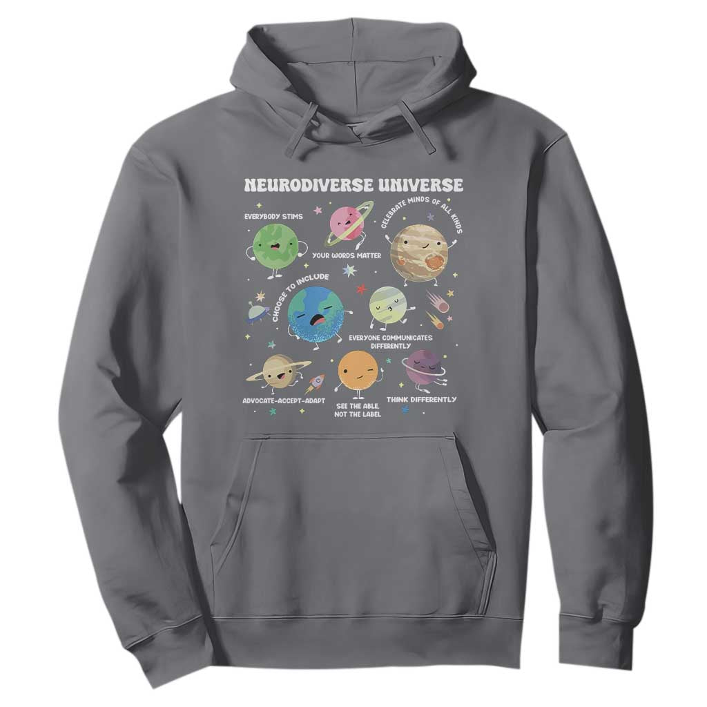 Neurodiverse Universe Hoodie Autism ASD ADHD Neurodiversity Sped Teacher