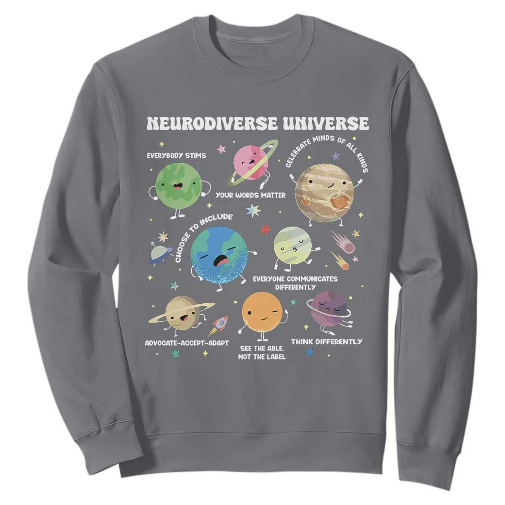 Neurodiverse Universe Sweatshirt Autism ASD ADHD Neurodiversity Sped Teacher
