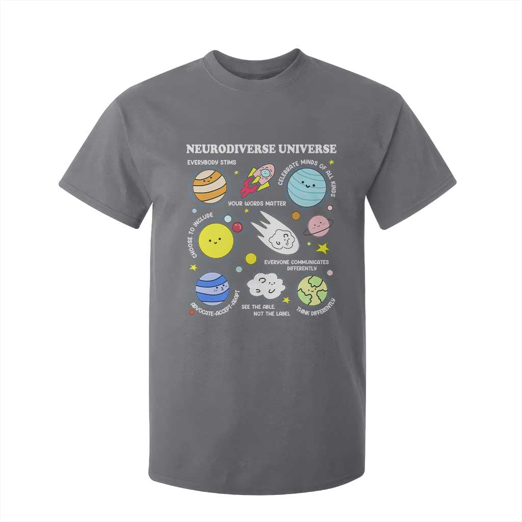 Neurodiverse Universe T Shirt For Kid Autism ADHD ASD Neurodiversity