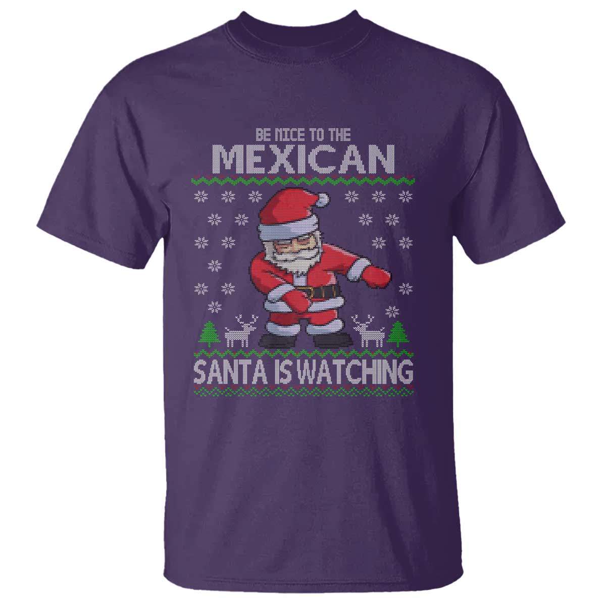 mexican-christmas-t-shirt-be-nice-santa-is-watching-xmas-in-mexico-ugly-sweater