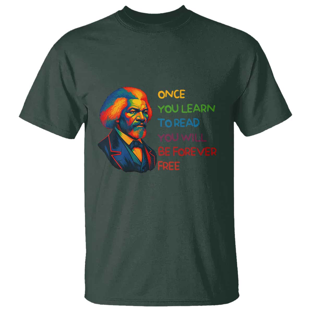 frederick-douglass-inspirational-t-shirt-learn-to-read-be-forever-free-black-leader