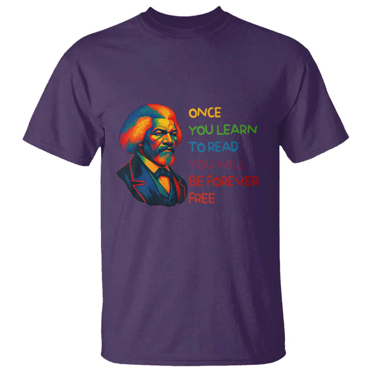 frederick-douglass-inspirational-t-shirt-learn-to-read-be-forever-free-black-leader