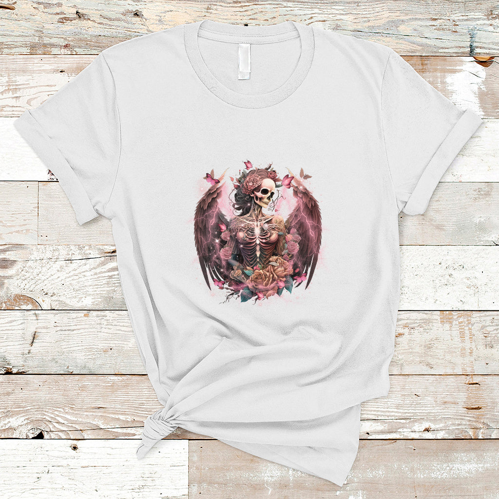 floral-gothic-skeleton-t-shirt-floral-gothic-skeleton-goblincore-karma-fairy-roses-skull-floral-skeleton-in-my-next-life-i-want-to-be-the-karma-fairy-funny-quote