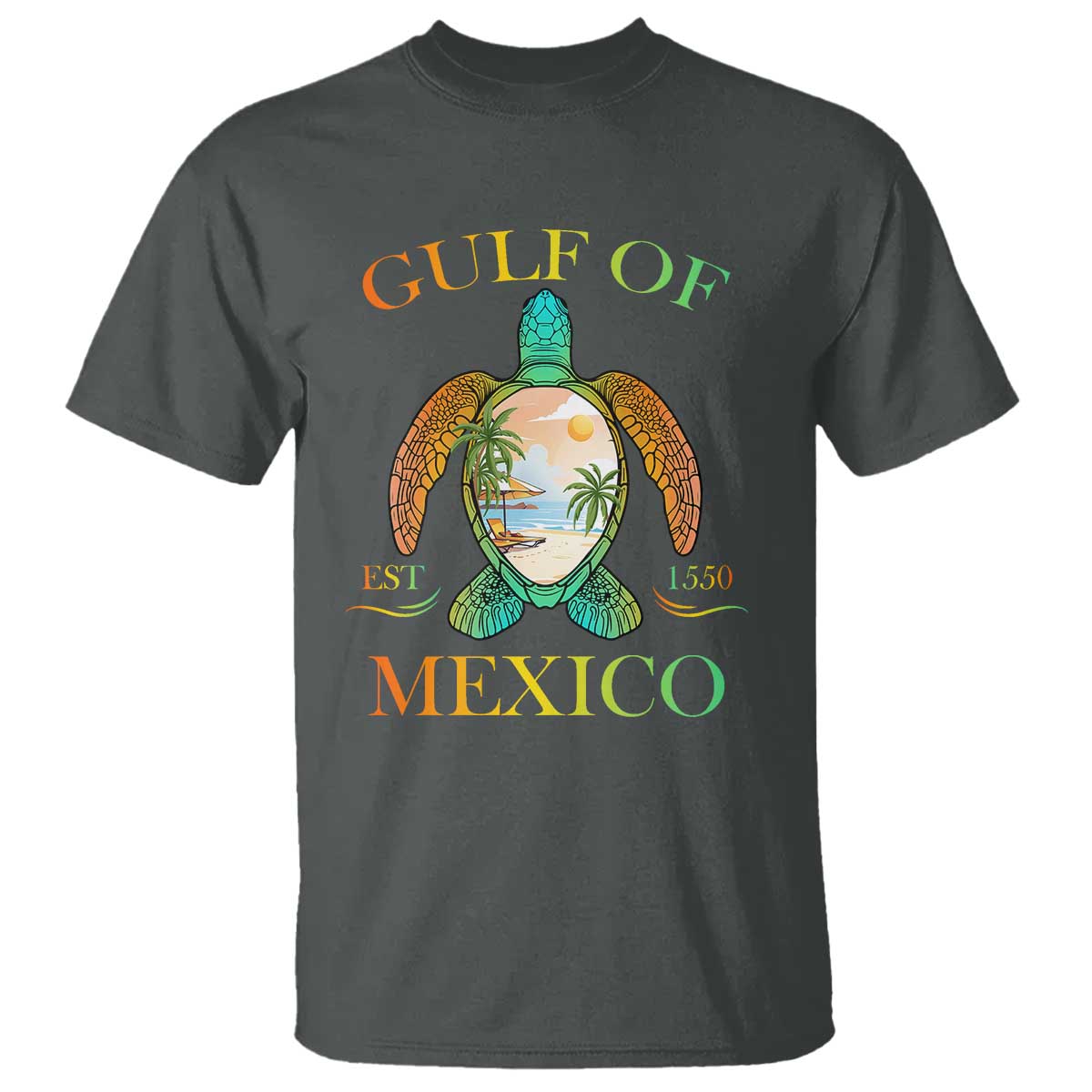 gulf-of-america-est-2025-t-shirt-funny-turtle-beach-vibe