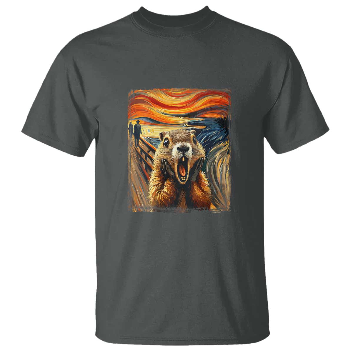 funny-scream-groundhog-t-shirt-woddchuck-day