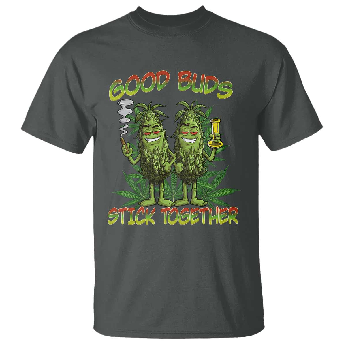 funny-marijuana-t-shirt-good-buds-stick-together-couples-420-weed-cannabis