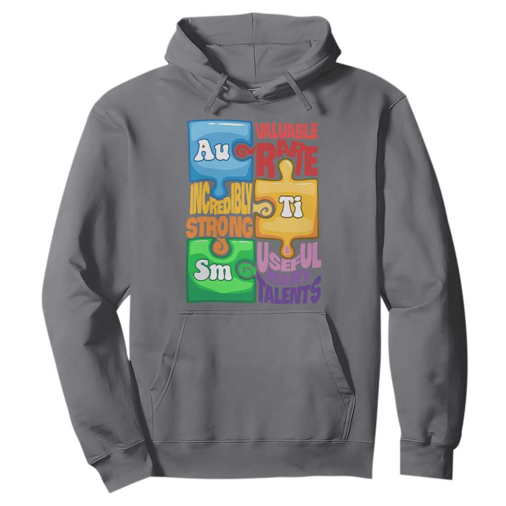 Autism Acceptance Support Embrace Neurodiversity Hoodie Puzzle Pieces