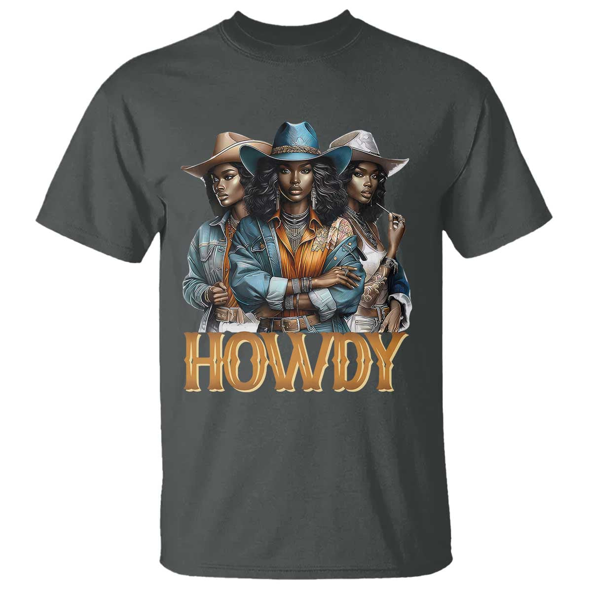 howdy-melanin-cowgirl-t-shirt-retro-western-rodeo-african-american-women-black-history