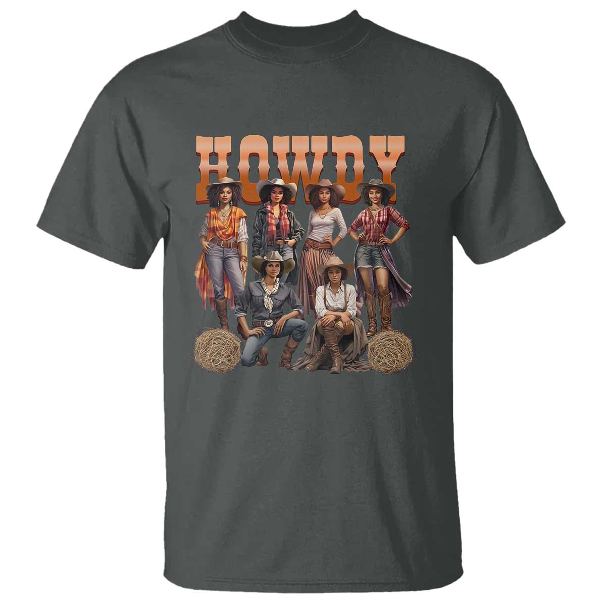howdy-melanin-cowgirl-t-shirt-black-history-western-rodeo-texas