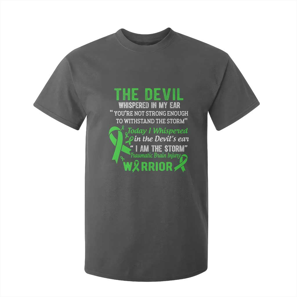 Traumatic Brain Injury Support T Shirt For Kid I Am The Storm TBI Warrior