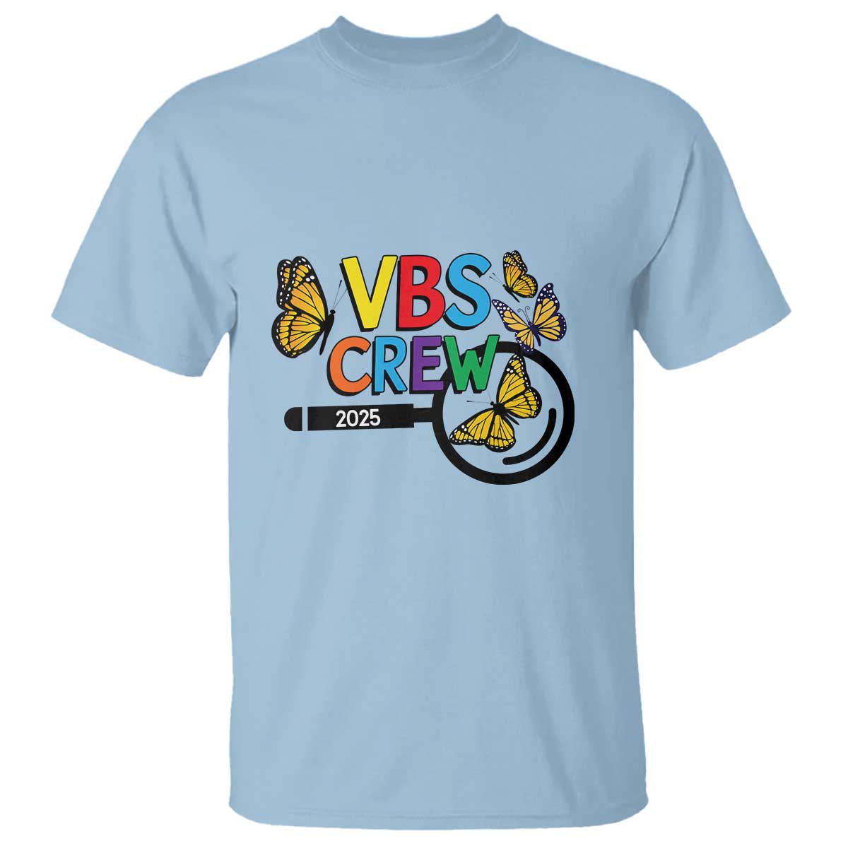 vbs-2025-t-shirt-magnified-vacation-bible-school-butterfly-vbs-team