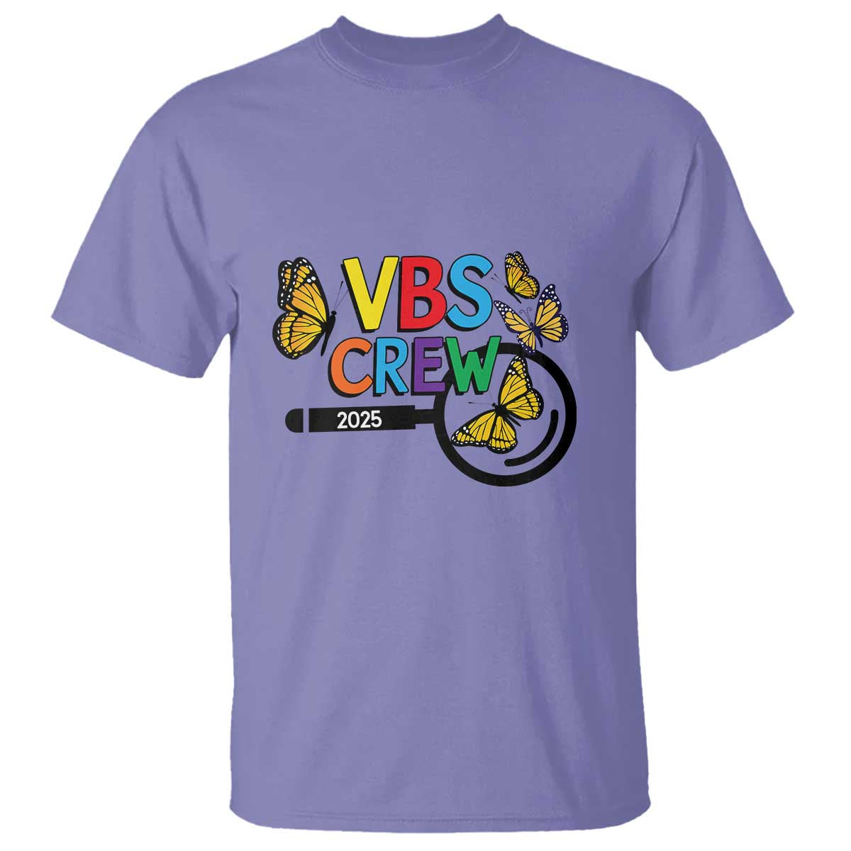 vbs-2025-t-shirt-magnified-vacation-bible-school-butterfly-vbs-team