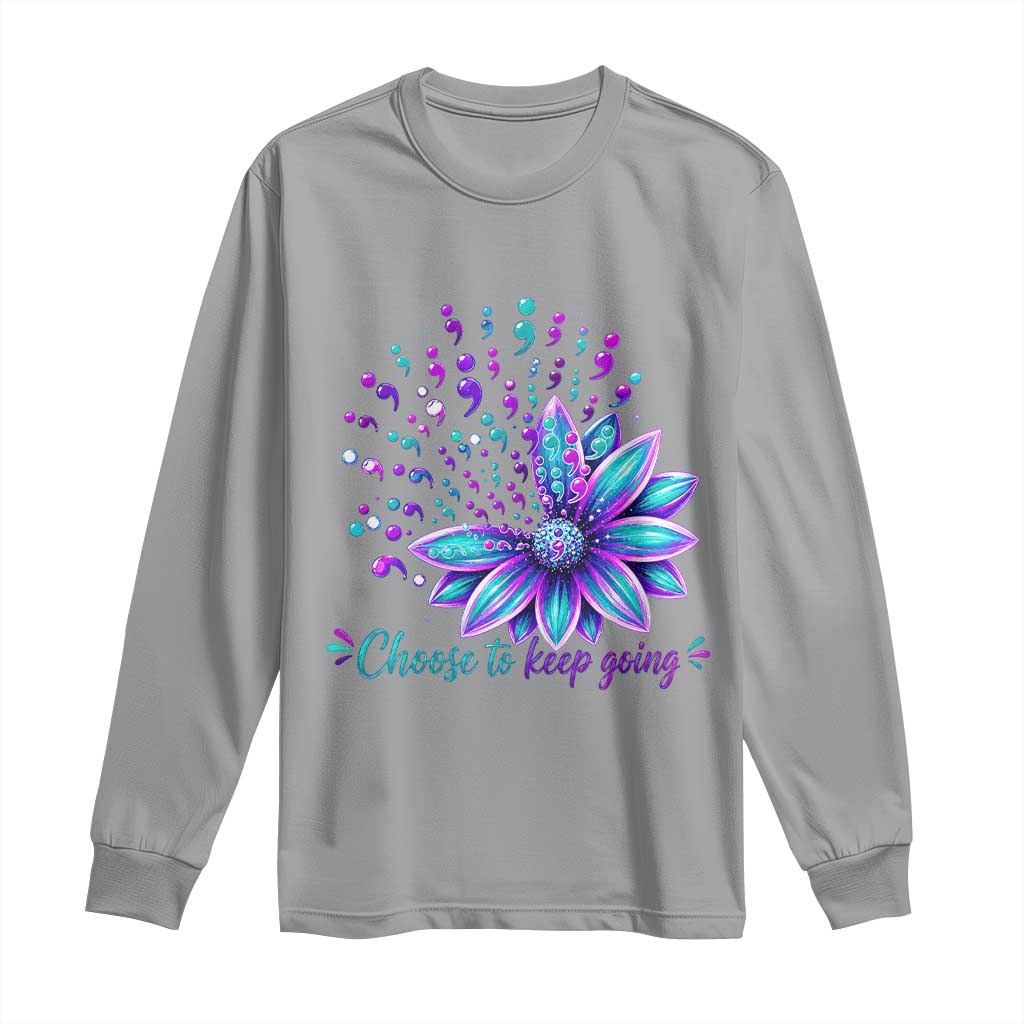 I Have Time To Listen Your Life Matters Long Sleeve Shirt Suicide Prevention Mental Health Ribbon