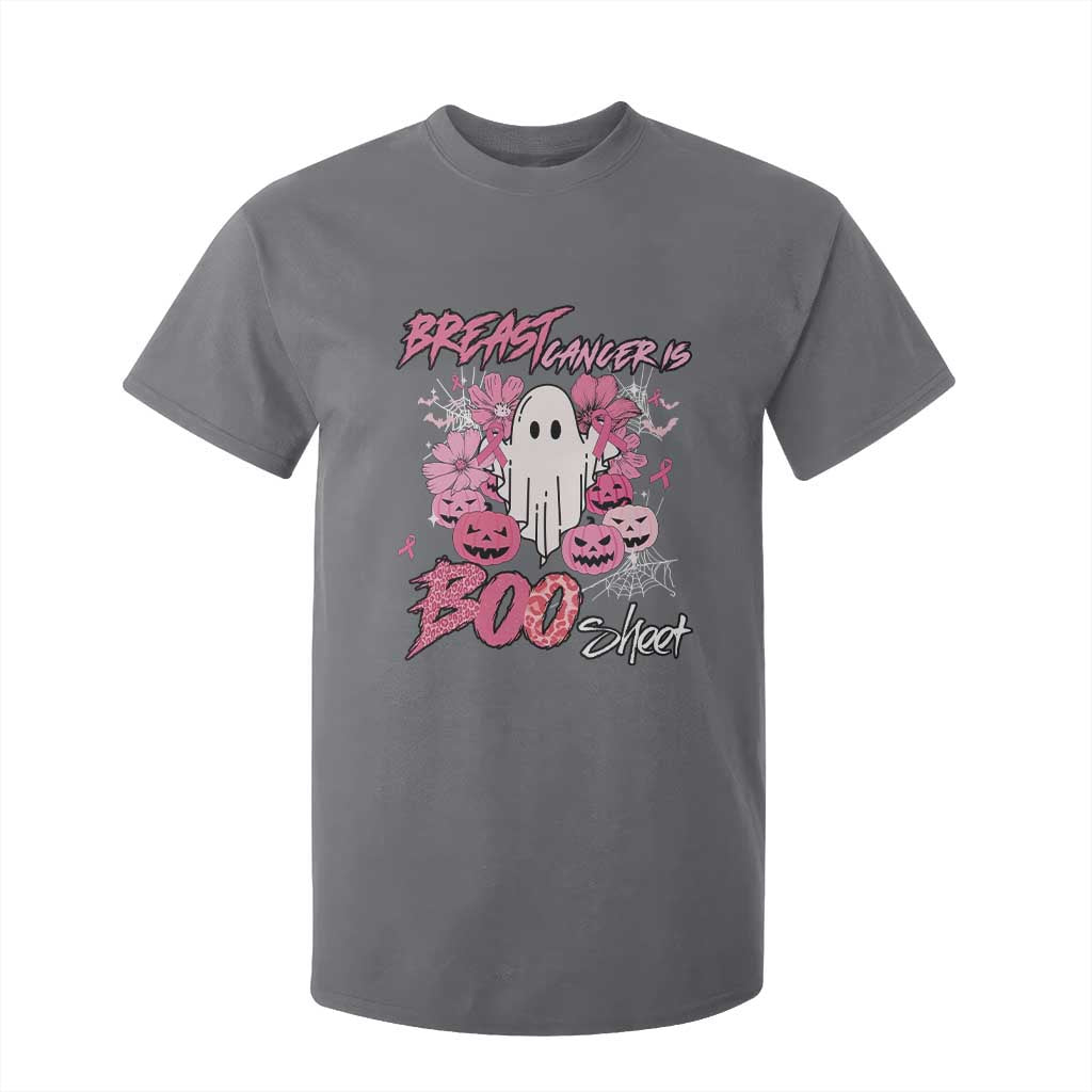 Halloween Breast Cancer Support Squad T Shirt For Kid Save Your Boo Bees Spooky Boos Ghost