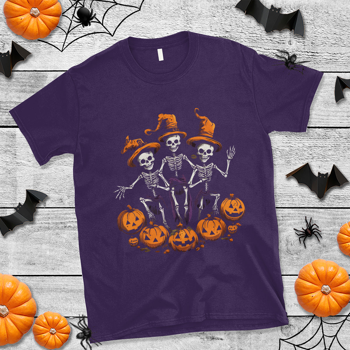 halloween-t-shirt-dancing-skeletons-dance-challenge-scary-pumpkin-spooky-halloween-t-shirt-for-halloween-lovers-spooky-season-1