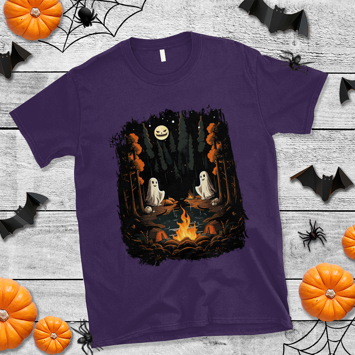 halloween-t-shirt-cute-boo-spooky-ghost-camping-in-the-forest-gothic-halloween-t-shirt-for-halloween-lovers-spooky-season-shirt-ghosts-1