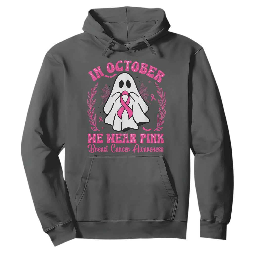 Breast Cancer Support Hoodie In October We Wear Pink