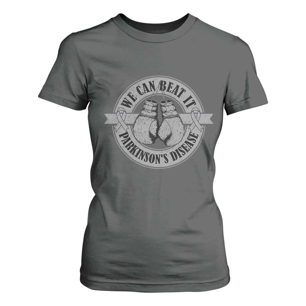 Parkinson's Warrior T Shirt For Women We Can Beat It Boxing Fight Against Parkinsons