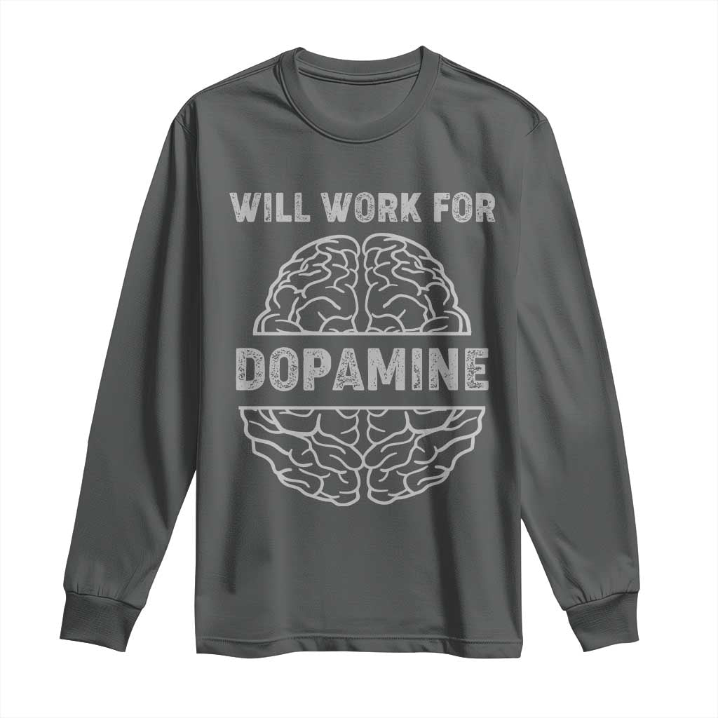 Parkinson's Support Long Sleeve Shirt Work For Dopamine Parkinsons Warrior