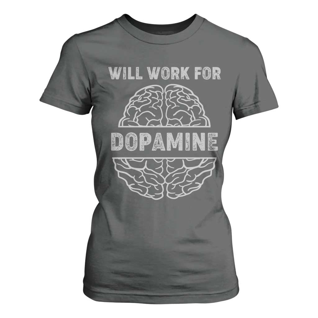 Parkinson's Support T Shirt For Women Work For Dopamine Parkinsons Warrior