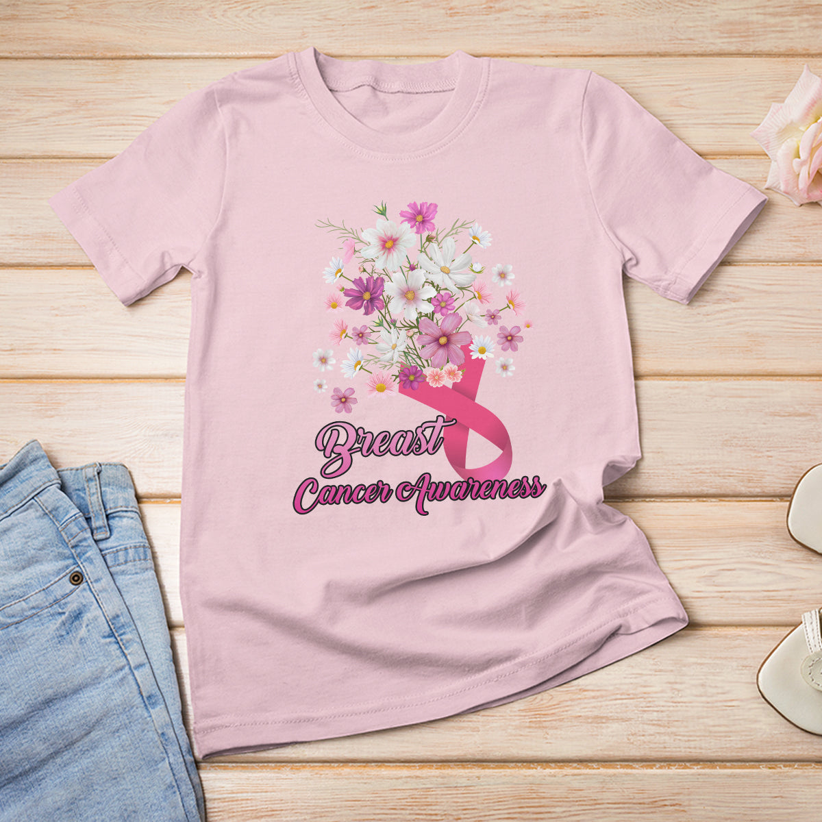 breast-cancer-awareness-t-shirt-pink-ribbon-flower-bouquet-supoprt-women-breast-cancer-warrior