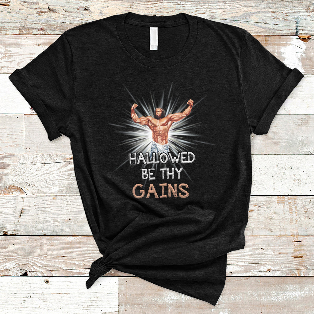 hallowed-be-thy-gains-bodybuilding-jesus-fitness-funny-gym-funny-jesus-shirt-jesus-believer-religious-shirt-t-shirt-ts02