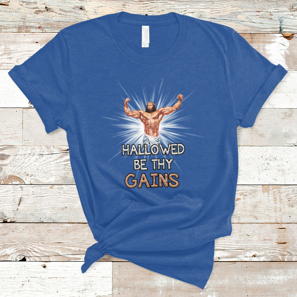 hallowed-be-thy-gains-bodybuilding-jesus-fitness-funny-gym-funny-jesus-shirt-jesus-believer-religious-shirt-t-shirt-ts02