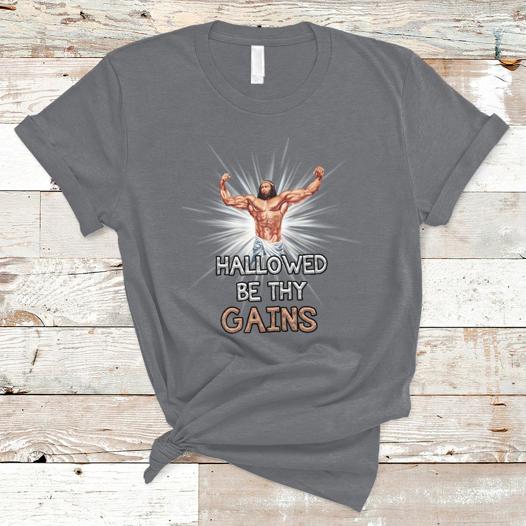 hallowed-be-thy-gains-bodybuilding-jesus-fitness-funny-gym-funny-jesus-shirt-jesus-believer-religious-shirt-t-shirt-ts02
