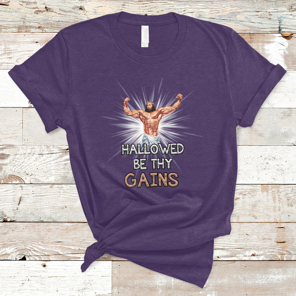 hallowed-be-thy-gains-bodybuilding-jesus-fitness-funny-gym-funny-jesus-shirt-jesus-believer-religious-shirt-t-shirt-ts02