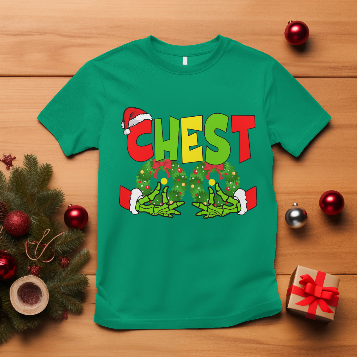 christmas-couples-t-shirt-chestnuts-xmas-matching-family-funny-chest-skeleton