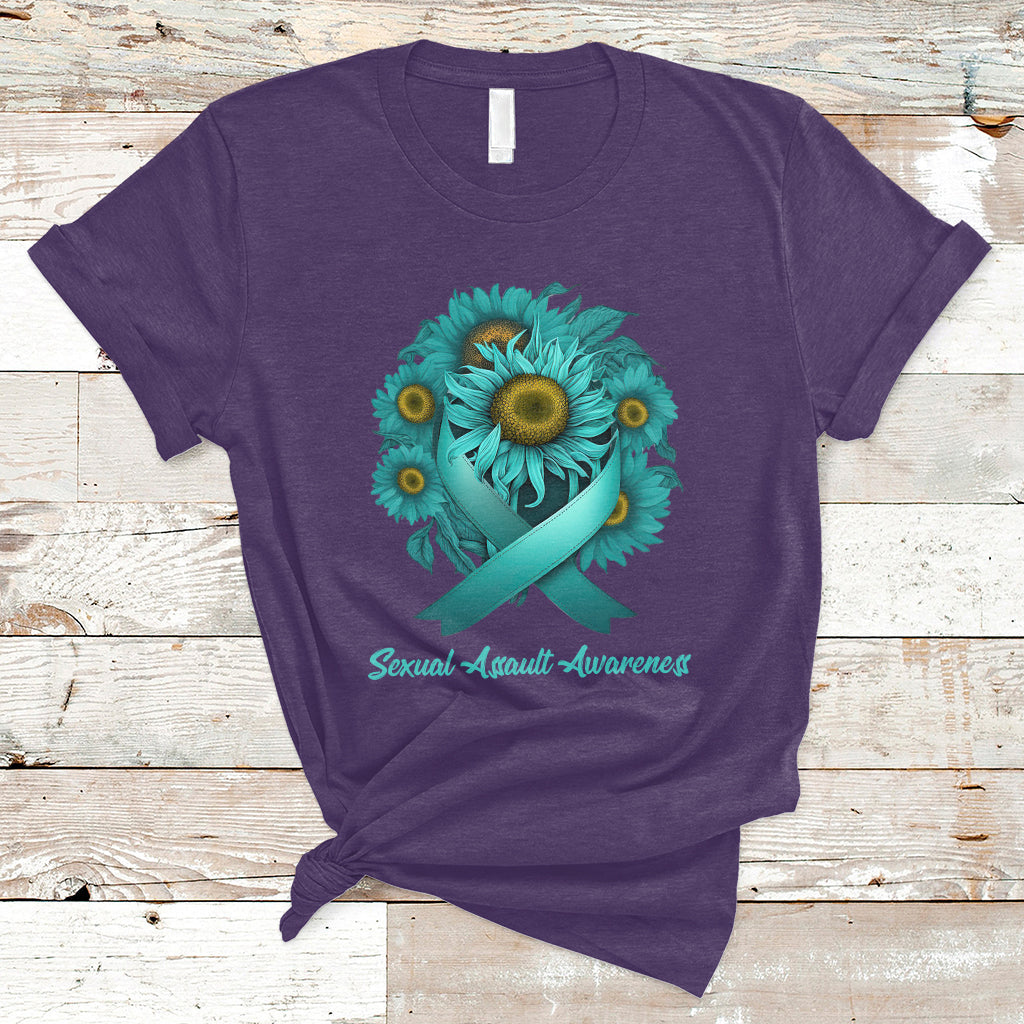 sexual-assault-awareness-teal-sunflowers-ribbon-end-the-stigma-sexual-assault-awareness-shirt-t-shirt-ts02
