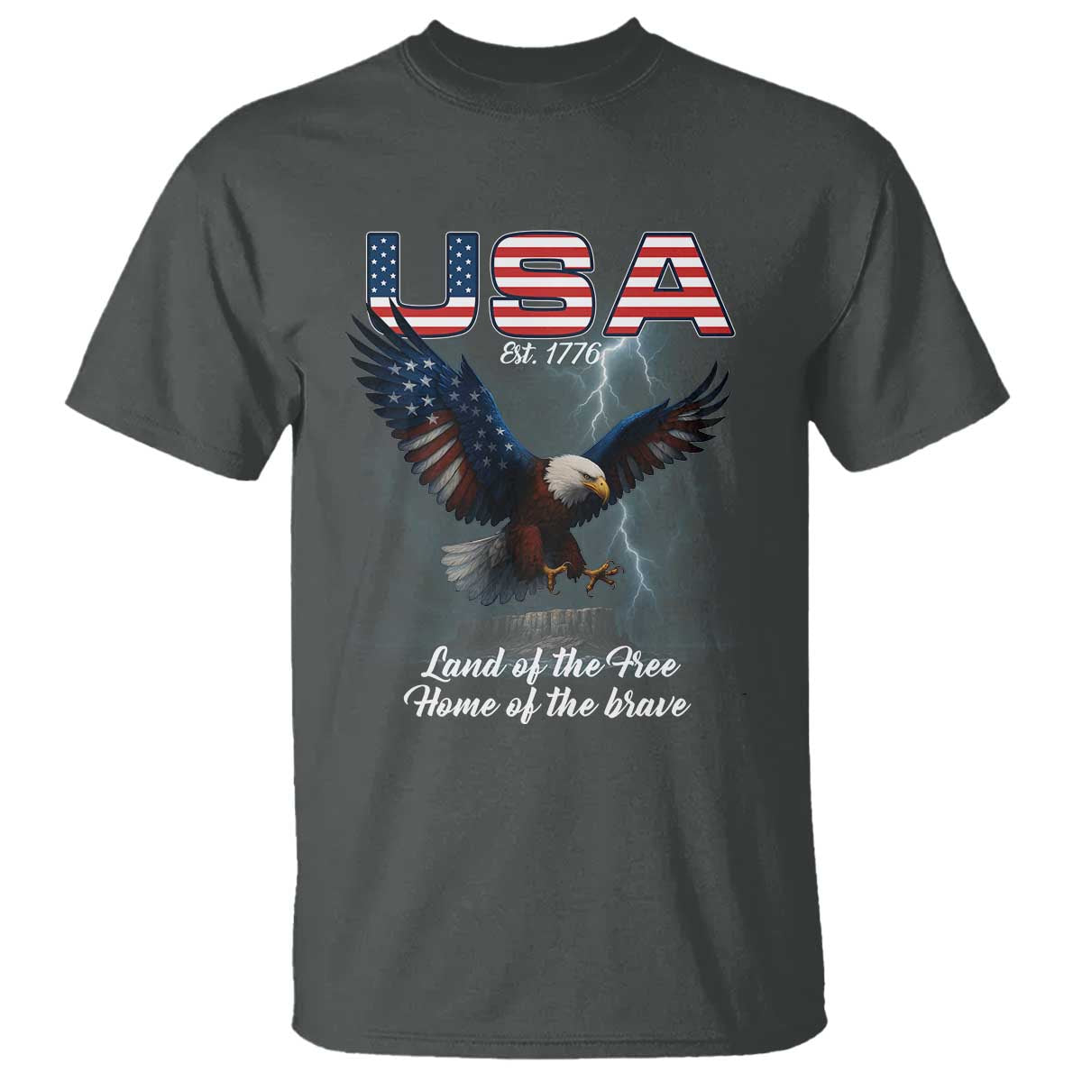 bold-patriotic-american-eagle-t-shirt-land-of-the-free-home-of-the-brave-est-1776