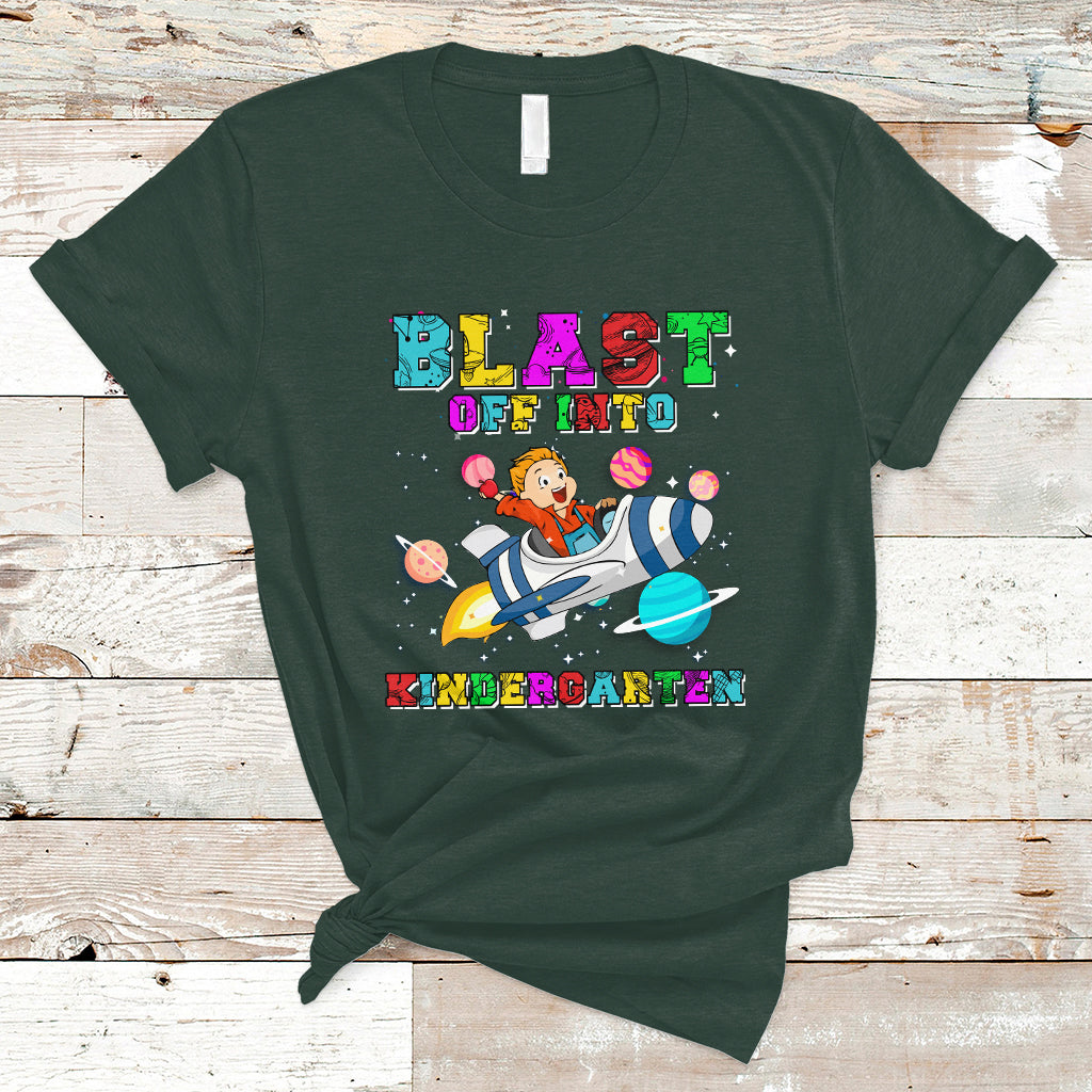 back-to-school-t-shirt-blast-off-into-kindergarten-shirt-spaceship-welcomeback-to-school-tee-school-gift-casual-tee-first-day-of-school
