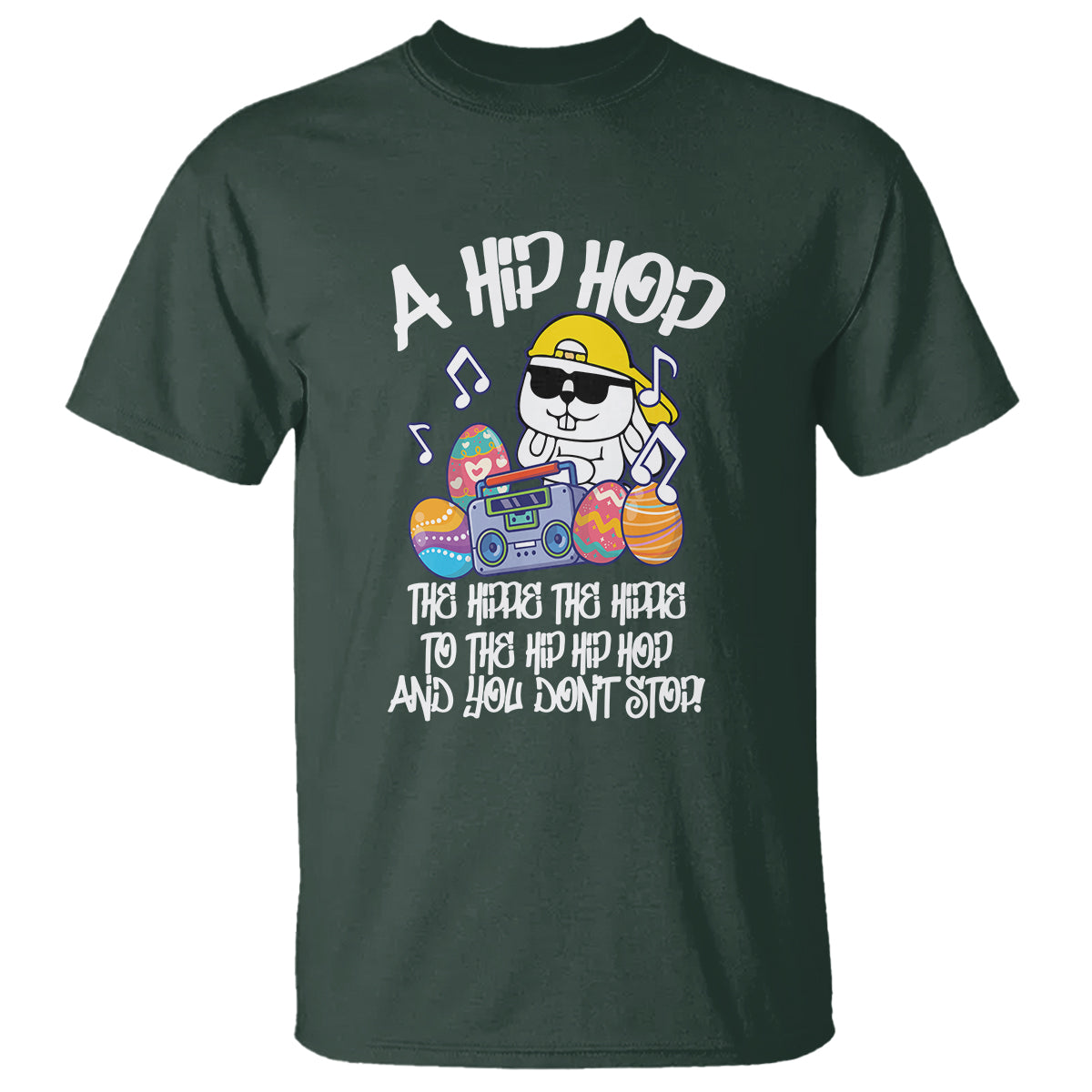 easter-day-t-shirt-cool-bunny-the-hippie-to-the-hip-hop-and-you-dont-stop