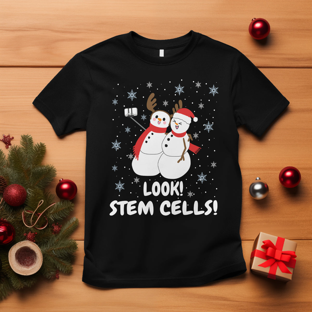 look-stem-cell-snowman-funny-christmas-science-t-shirt