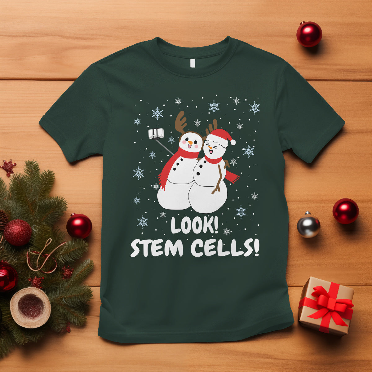 look-stem-cell-snowman-funny-christmas-science-t-shirt
