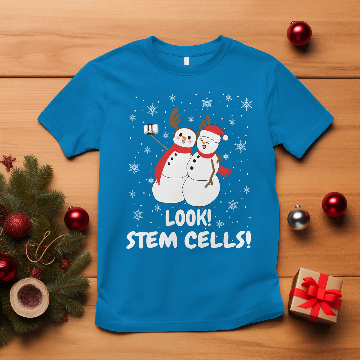 look-stem-cell-snowman-funny-christmas-science-t-shirt