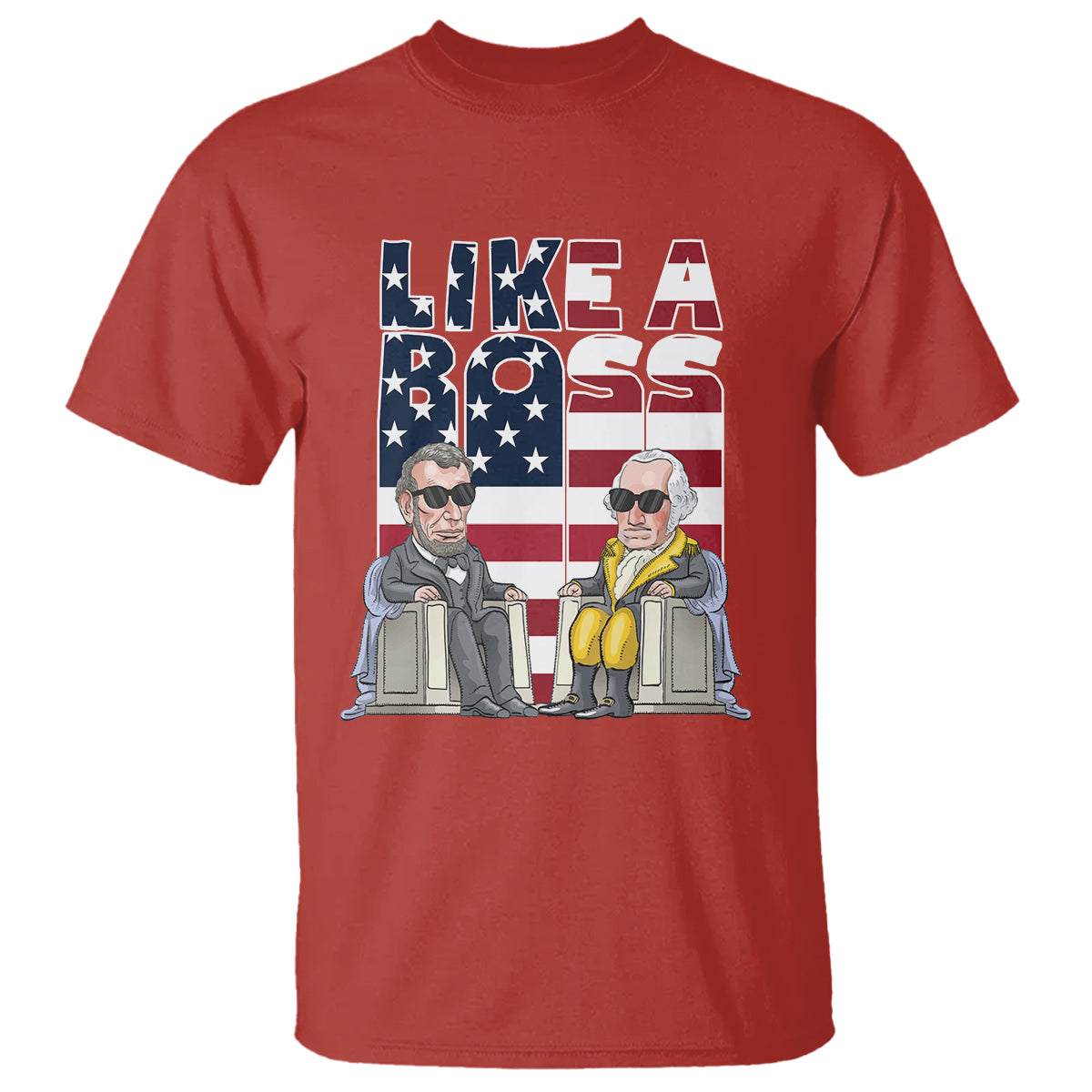 presidents-day-t-shirt-like-a-boss-washington-lincoln-abe-george-us-flag