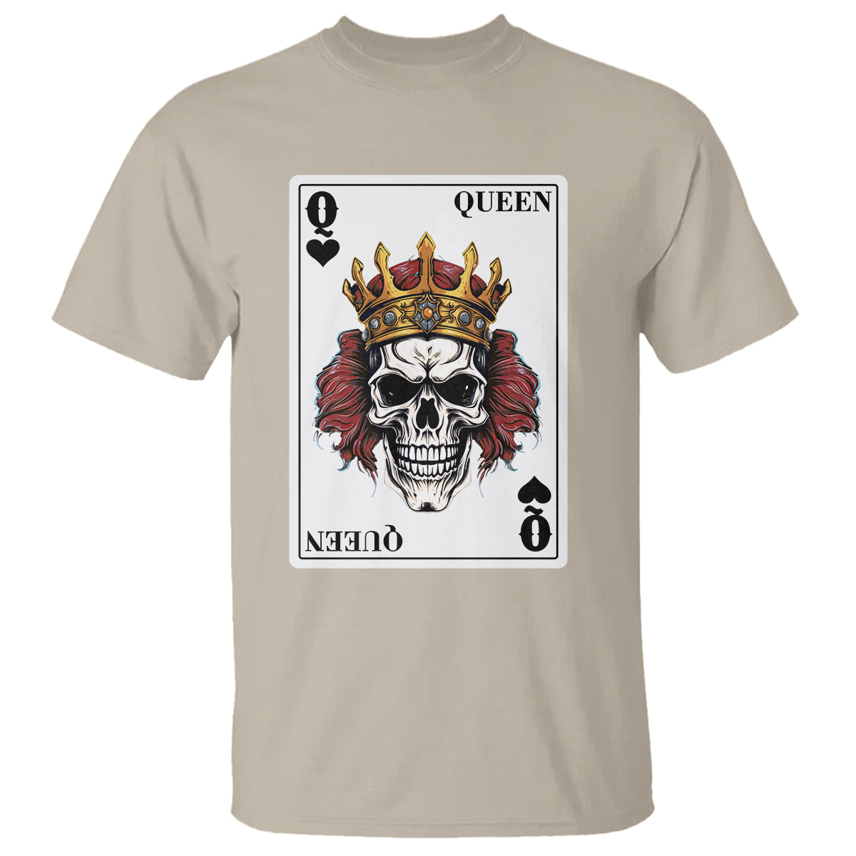 poker-t-shirt-couple-matching-22-card-queen-skull