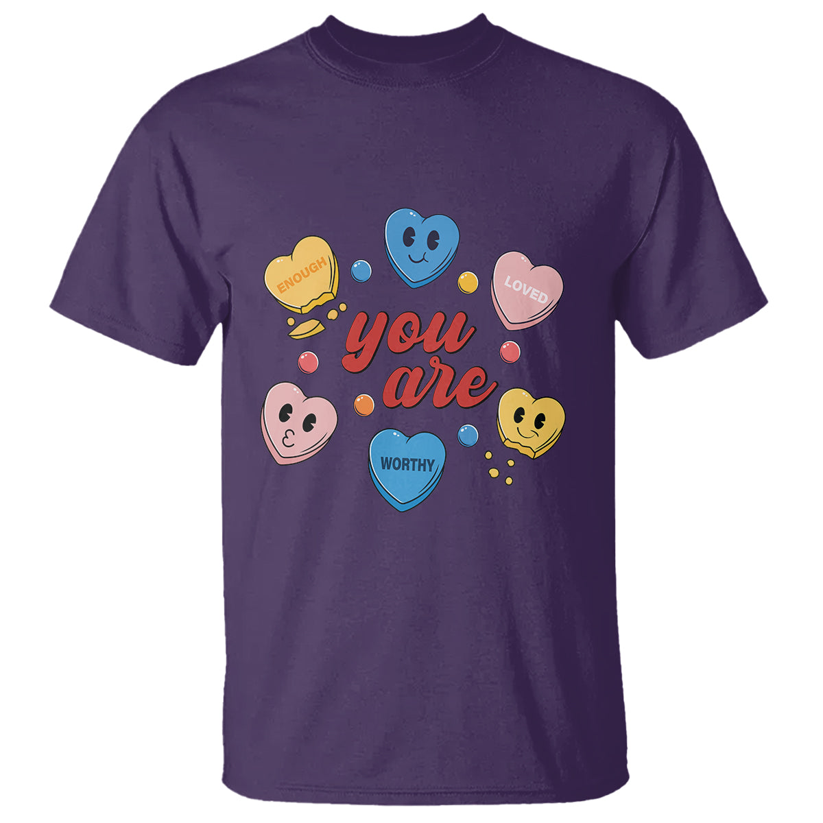 you-are-loved-worthy-enough-candy-heart-valentines-day-t-shirt