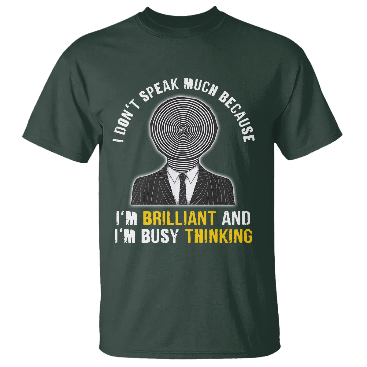 autism-awareness-t-shirt-i-dont-speak-much-because-im-brilliant-and-im-busy-thinking-autistic-aesthetic-maze-man