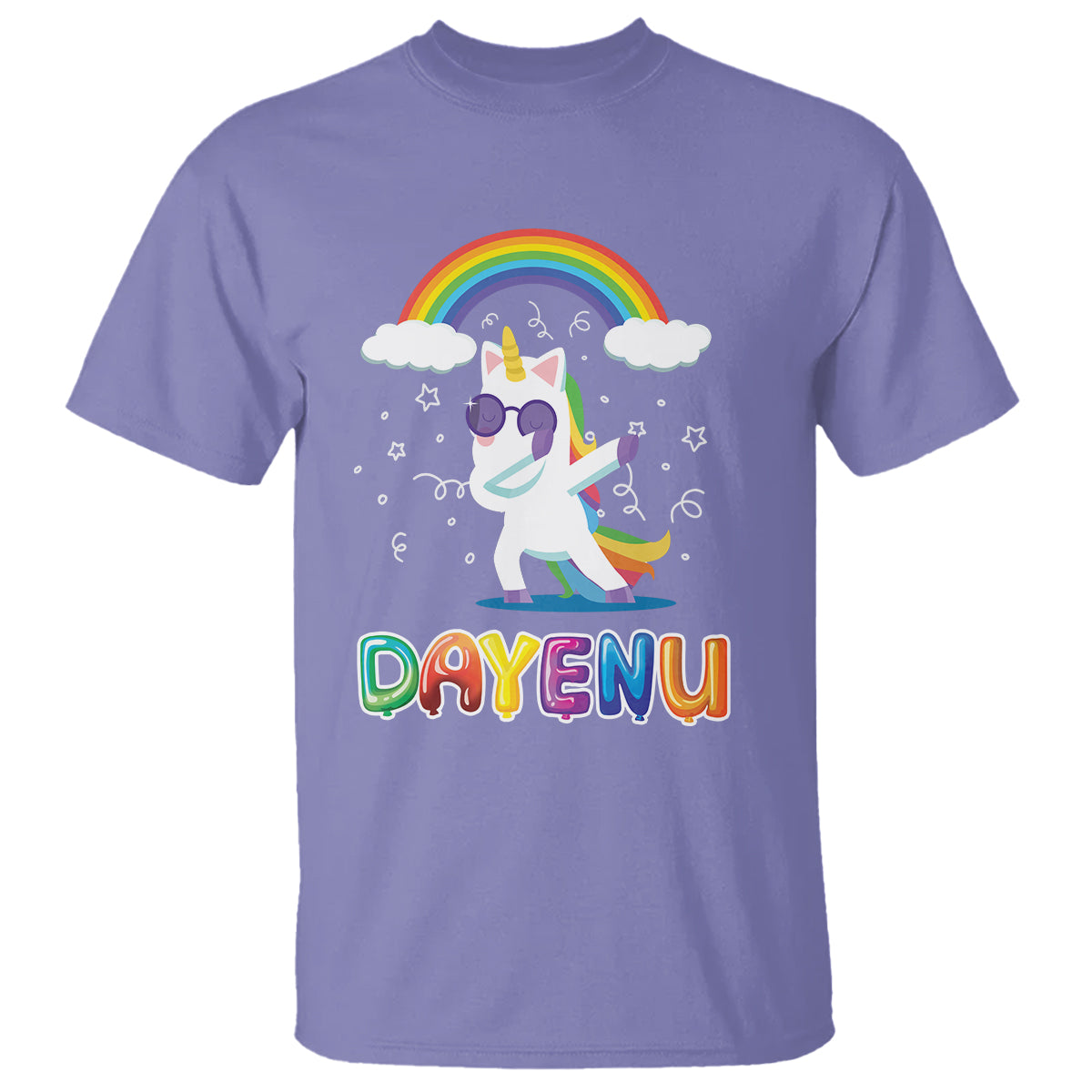 passover-t-shirt-cute-unicorn-dayenu-for-jewish-kids-boys-girls-1